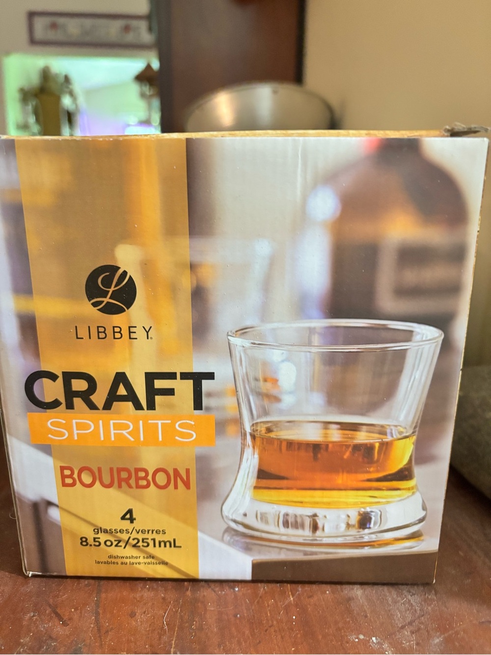 Libbey Craft Spirits 8.5 oz Bourbon Glasses set of 4 NIB